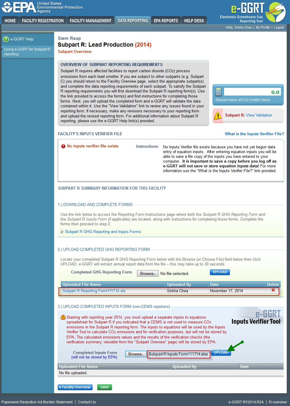 Subpart R: Upload Button via IVT
